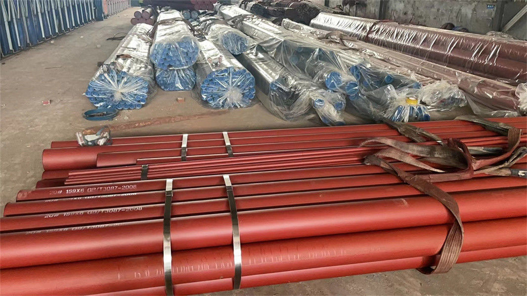 A53 Ce Round Hot Rolled Carbon Seamless Steel Pipe Untuk Steam Boiler SMLS