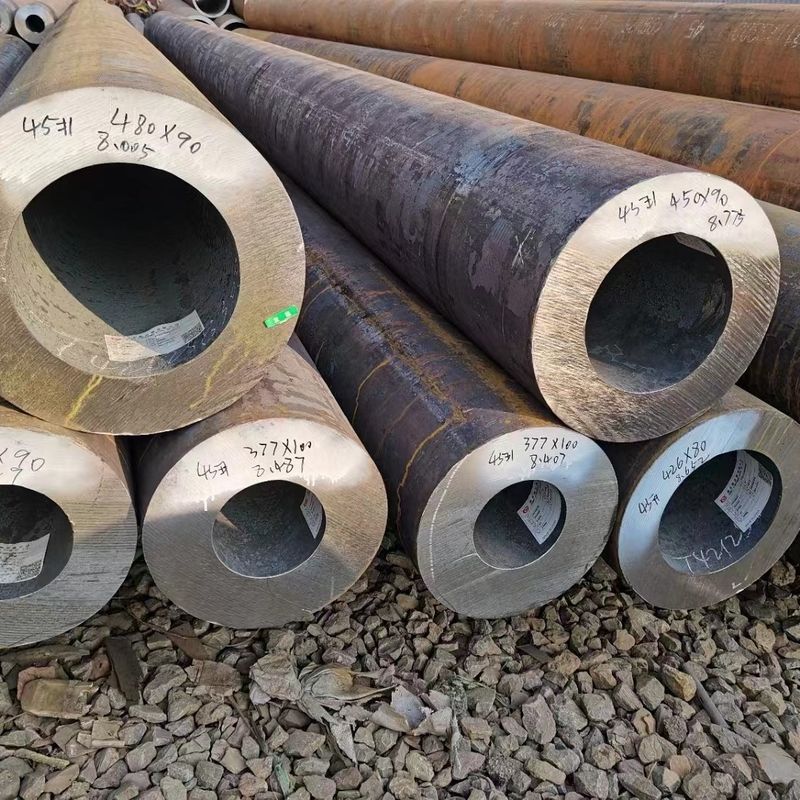 ASTM Metal Alloys Seamless Steel Tube DIN Mid Hard 12M Automotive Non-Oiled API
